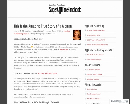 Super Affiliate: How I Made 6,797 in One Year